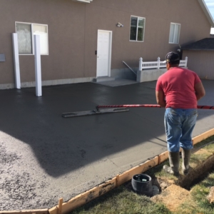concrete pouring for utah project