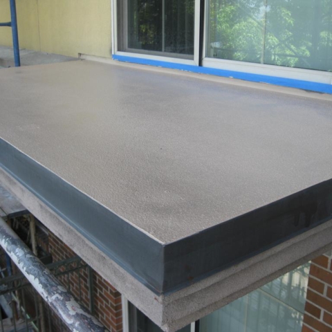concrete waterproof decking project in utah